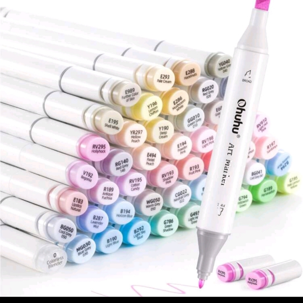 Ohuhu Art Markers Set - Pastel Colors